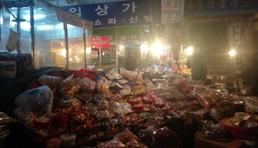 le marché de nuit de Dongdaemun