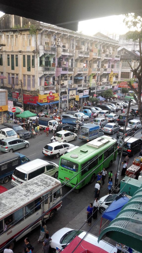 coeur de ville Yangon